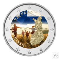 Suomi 2 € 2023 Hyvinvointi, väritetty (#4)