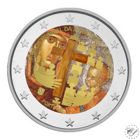 Portugali 2 € 2023 Maailman nuorisopäivä, väritetty (#2)