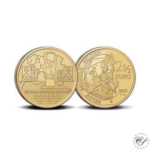 Belgia 2,5 € 2023 Belgian festivaalikulttuuri BU