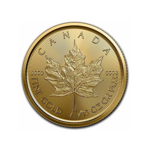 Kanada 2023 Maple Leaf 1/10oz kultaraha