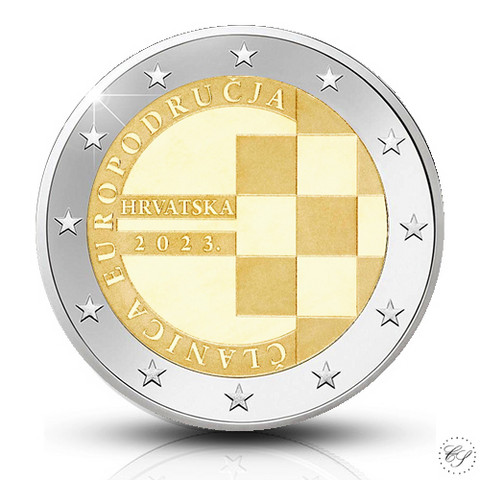 Kroatia 2 € 2023 Liittyminen euroalueeseen BU, irtokolikko