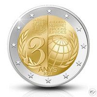 Andorra 2 € 2023 YK:n jäsenyys 30 vuotta, BU