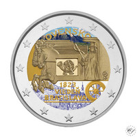 Slovakia 2 € 2023 Hevosposti 200 vuotta, väritetty (#5)