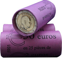 Monaco 2 € 2011 Albert II rulla
