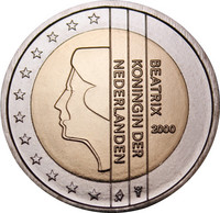 Alankomaat 2 € 2000 Beatrix UNC