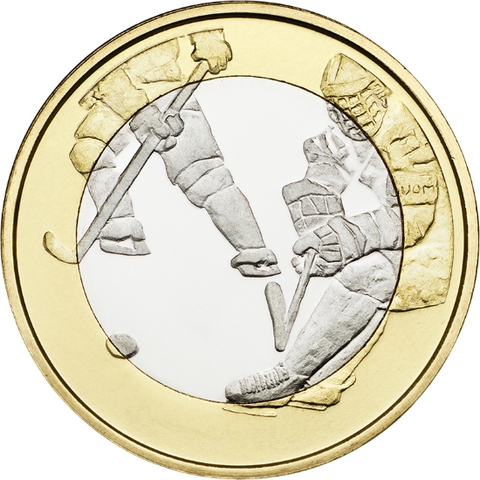 Suomi 5 € 2016 Urheilurahat - Jääkiekko