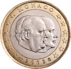 Monaco 1 € 2003 Albert II & Rainier III