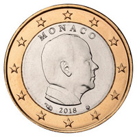 Monaco 1 € 2014 Albert II UNC