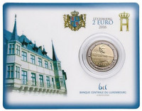Luxemburg 2 € 2016 Suurherttuatar Charlotte- silta coincard