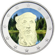 Suomi 2 € 2013 F. E. Sillanpää väritetty