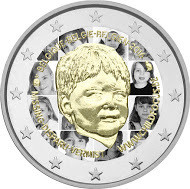 Belgia 2 € 2016 Child Focus väritetty