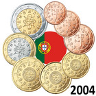Portugali 1s - 2 € 2004 UNC