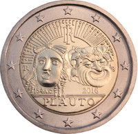 Italia 2 € 2016 Tito Maccio Plauto