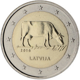 Latvia 2 € 2016 Maatalousala
