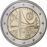 Portugali 2 € 2016  Ponte 25 de Abril- silta 50 v.