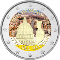 Vatikaani 2 € 2016 Santarmisto 200 v. väritetty