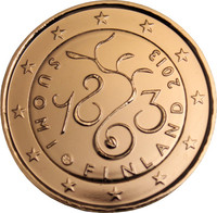 Suomi 2 € 2013 Valtiopäivät 150 vuotta kullattu