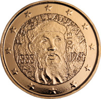 Suomi 2 € 2013 F. E. Sillanpää kullattu