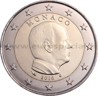 Monaco 2 € 2016 Albert II