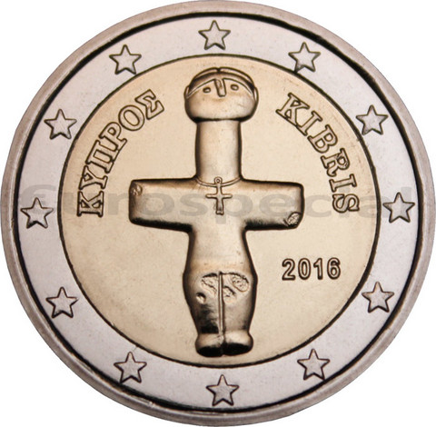 Kypros 2 € 2016 Pomosin idoli UNC