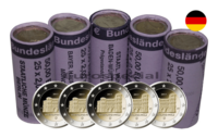 Saksa 2 € 2017 Rheinland-Pfalz A-J rullasarja