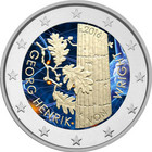 Suomi 2 € 2016 Georg Henrik von Wright väritetty