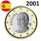 Espanja 1 € 2001 Juan Carlos I UNC