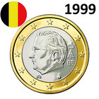 Belgia 1 € 1999 Albert II UNC