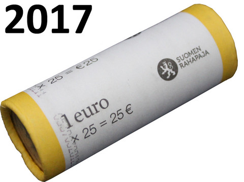 Suomi 1 € 2017 rulla