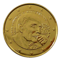 Ranska 2 € 2016 François Mitterrand kullattu