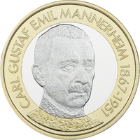 Suomi 5 € 2017 Suomen Presidentit - C.G.E Mannerheim