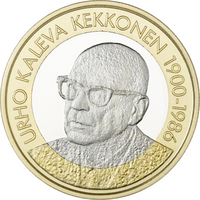 Suomi 5 € 2017 Suomen Presidentit - U.K. Kekkonen