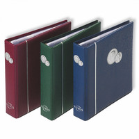 Leuchtturm Numis- kolikkokansio, punainen, sis. 5 välilehteä