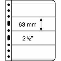 Leuchtturm Vario 4S- välilehti, 5-pack, musta tausta