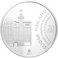 Suomi 20 € 2017 Itsenäisyys 6.12.1917 -juhlaraha Ag, proof