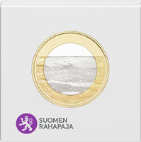 Suomi 5 € 2018 Suomalaiset kansallismaisemat Pallastunturit, Proof