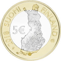 Suomi 5 € 2018 Pallastunturit, Suomalaiset kansallismaisemat