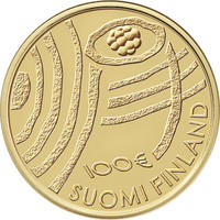 Suomi 100 € 2018 Suomi 100 vuoden kuluttua Au, Proof