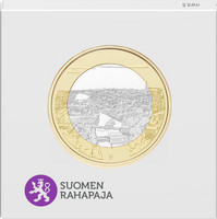 Suomi 5 € 2018 Suomalaiset kansallismaisemat Tammerkoski, Proof