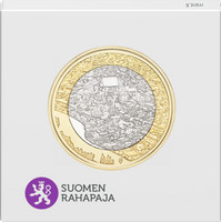 Suomi 5 € 2018 Suomalaiset kansallismaisemat Porvoonjokilaakso, Proof
