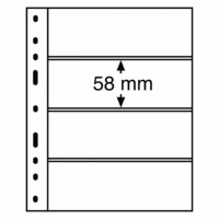 Leuchtturm Optima 4C- välilehti, 10-pack, musta