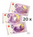 Sveitsi 0 euro 2017/2018 20 erilaista seteliä UNC