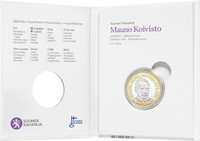 Suomi 5 € 2018 Suomen Presidentit - Mauno Koivisto, Proof