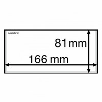 Leuchtturm Basic- muovitasku seteleille, 158 x 75 mm, 50-pack