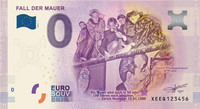 Saksa 3 x 0 euro 2019 Berliinin muuri 30 v. UNC