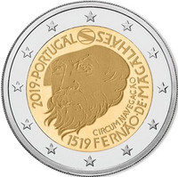 Portugali 2 € 2019 de Magalhães 500 v., Proof