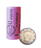Monaco 2 € 2019 Albert II rulla