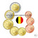 Belgia 1s - 2 € 2003 UNC