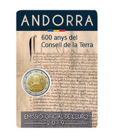 Andorra 2 € 2019 Consell de la Terra BU coincard