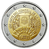 Andorra 2 € 2019 Consell de la Terra BU coincard
